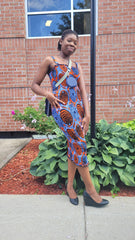 African Print BodyCon Dress